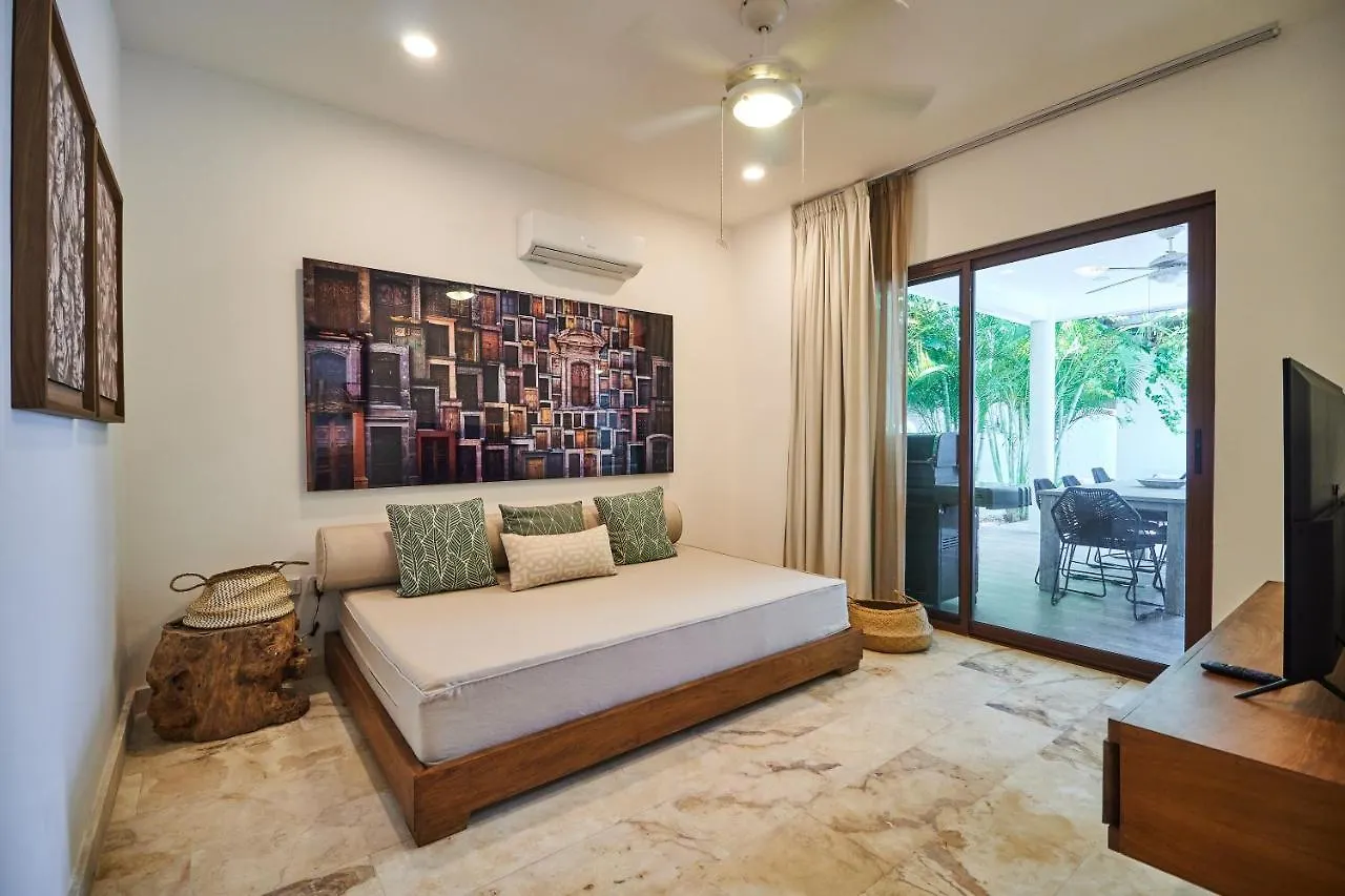 Casa Mallorca Tropical Vibes Private Pool Backyard With Grill Sunroof & Hammock Concierge & Wifi Тулум 0*,  Мексика
