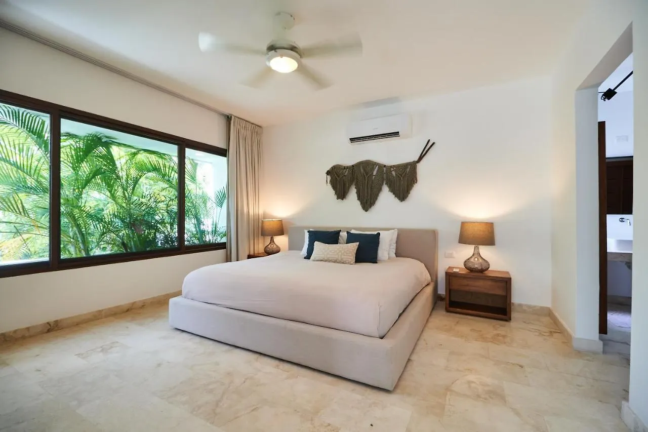 Casa Mallorca Tropical Vibes Private Pool Backyard With Grill Sunroof & Hammock Concierge & Wifi Тулум Мексика