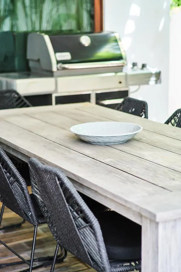 Casa Mallorca Tropical Vibes Private Pool Backyard With Grill Sunroof & Hammock Concierge & Wifi Tulum 0*,